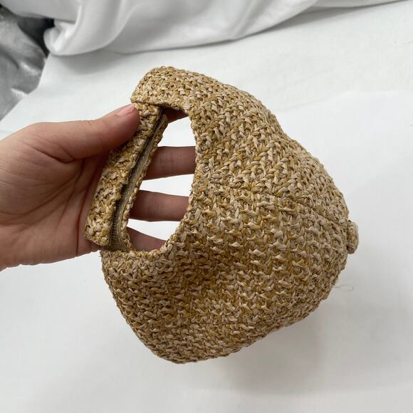 Anthropologie weaved tan hat